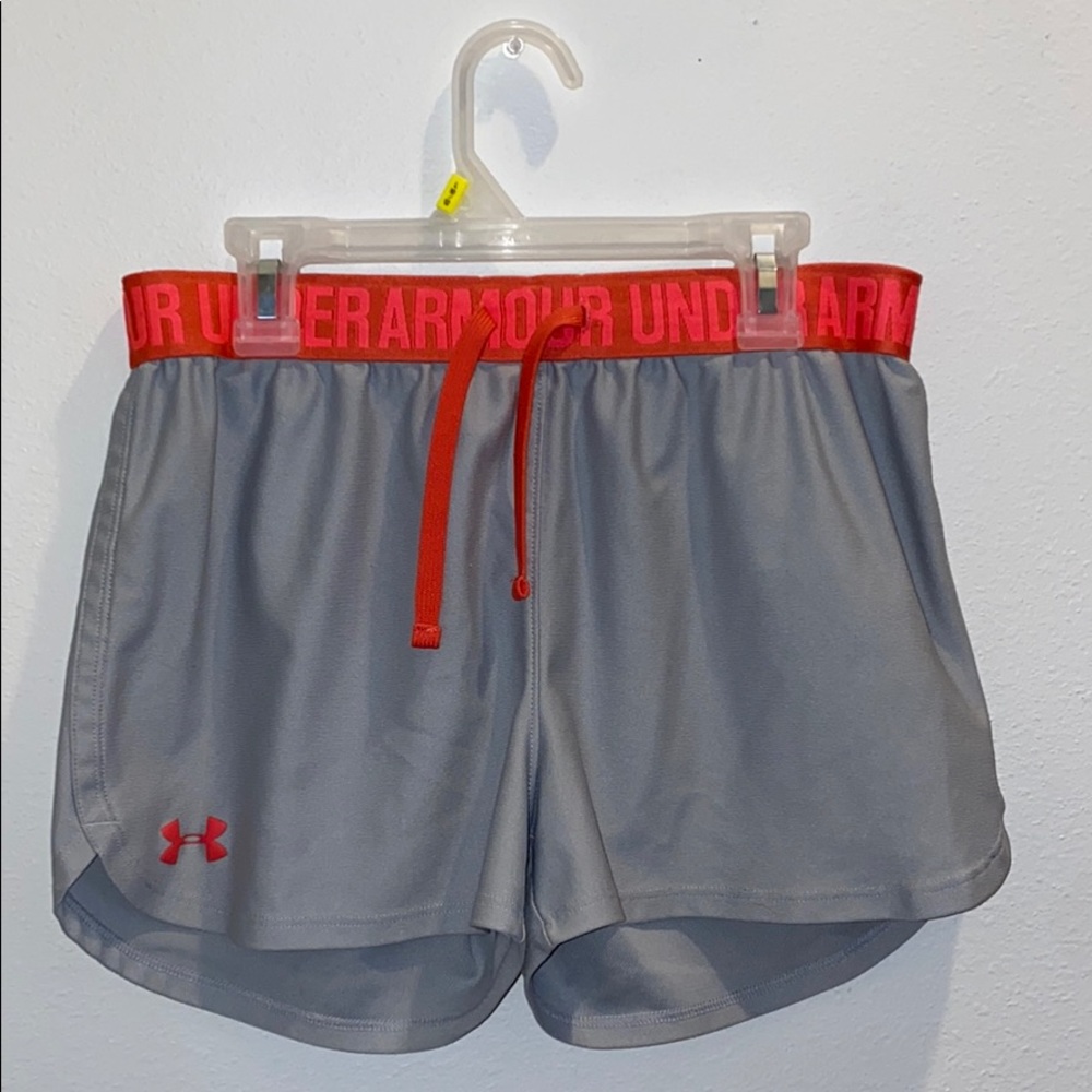Girls under armor shorts